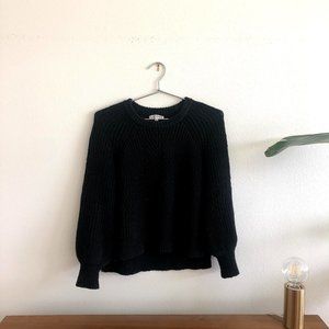 madewell balloon-sleeve sweater 🖤